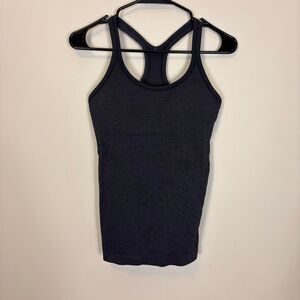 Lululemon Black Ribbed Ebb to Street Tank Top Size 6